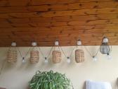 Pintos didelės žvakidės ir girlianda - nuotraukos Nr. 3