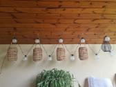 Pintos didelės žvakidės ir girlianda - nuotraukos Nr. 5