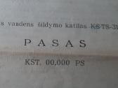 Plieninis vandens šildymo katilas.