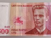 Parduodu 500 Lt banknotą