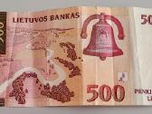 Parduodu 500 Lt banknotą - nuotraukos Nr. 2