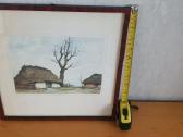 Nr7 Paveikslas su stiklu 32x32cm - nuotraukos Nr. 2
