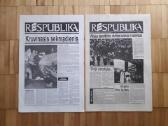 1989-91 metų laikraščiai su svarbiausiais įvykiais