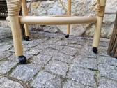 Vintažinis mid century ratango kavos staliukas - nuotraukos Nr. 6