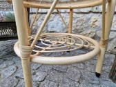 Vintažinis mid century ratango kavos staliukas - nuotraukos Nr. 7