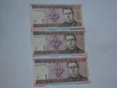 2007 m.20 litu puikus banknotai