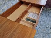 Vintažinė mid century tikmedžio komodėlė-siūlinė - nuotraukos Nr. 13