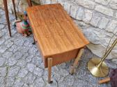 Vintažinė mid century tikmedžio komodėlė-siūlinė - nuotraukos Nr. 19