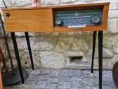 Vintažinis mid century lempinė radijo konsolė - nuotraukos Nr. 6