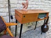 Vintažinis mid century lempinė radijo konsolė - nuotraukos Nr. 7
