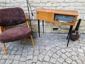 Vintažinis mid century lempinė radijo konsolė - nuotraukos Nr. 18