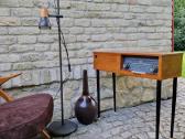 Vintažinis mid century lempinė radijo konsolė - nuotraukos Nr. 22
