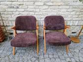 Vintažiniai mid century Nya Flugan foteliai - nuotraukos Nr. 3