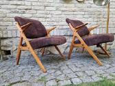 Vintažiniai mid century Nya Flugan foteliai - nuotraukos Nr. 10