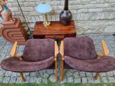 Vintažiniai mid century Nya Flugan foteliai - nuotraukos Nr. 21