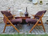 Vintažiniai mid century Nya Flugan foteliai - nuotraukos Nr. 30