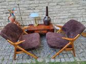 Vintažiniai mid century Nya Flugan foteliai - nuotraukos Nr. 31