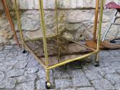 Vintažinis mid century žalvarinis servir.staliukas - nuotraukos Nr. 11