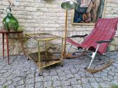 Vintažinis mid century žalvarinis servir.staliukas - nuotraukos Nr. 14
