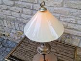 Vintažinė mid century žalvarinė stalinė lempa - nuotraukos Nr. 12