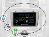 Toyota Avensis T27 2008-15 Android multimedia GPS - nuotraukos Nr. 10