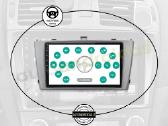 Toyota Avensis T27 2008-15 Android multimedia GPS - nuotraukos Nr. 12