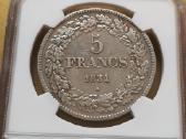 Belgija 5 frankai 1834 - nuotraukos Nr. 3