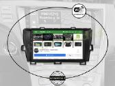 Toyota Prius 3 Xw30 2009-15 Android multimedia GPS - nuotraukos Nr. 3