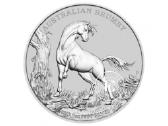 Sidabrinė moneta Australian Brumby.