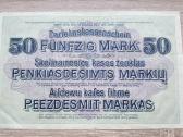1918 Vokietija Ost Lietuva Lenkija 50 Mark - nuotraukos Nr. 2