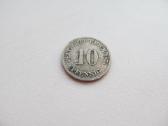 10 pfennig , Vokietija , 1874
