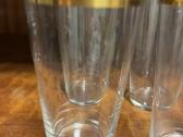 Vintažinės stiklinaitės 100 ml talpa po 1 eur