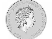 1 oz sidabrinė moneta Bartas Simpsonas,tuvalu 2020 - nuotraukos Nr. 2