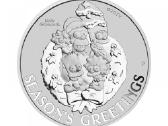 1 oz sidabrinė moneta Simpsonai, Seasons Greetings