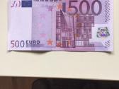 500 Eur Unc banknotas