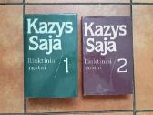 Kazys Saja "Rinktiniai raštai" 2 tomai 1990 metai