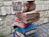 Vintažinės tikmedžio masyvo kolonos-stovai - nuotraukos Nr. 14