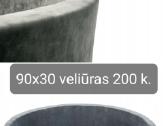 Naujas veliurinis baseinas su kamuoliukais, 90 cm - nuotraukos Nr. 6