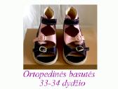 Naujos stilingos ortopedinės basutės 33-34 dydžio