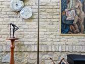 Vintažinis mid century žalvarinis toršeras - nuotraukos Nr. 3