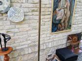 Vintažinis mid century žalvarinis toršeras - nuotraukos Nr. 13
