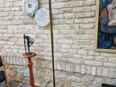 Vintažinis mid century žalvarinis toršeras - nuotraukos Nr. 17