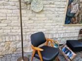 Vintažinis mid century odinis fotelis - nuotraukos Nr. 19