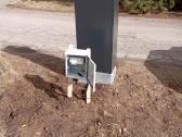 Statybinis skydas+įrengimas+rangovo aktas