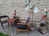 Vintažinis mid century ąžuolinis fotelis - nuotraukos Nr. 3