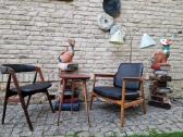 Vintažinis mid century ąžuolinis fotelis - nuotraukos Nr. 7