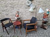 Vintažinis mid century ąžuolinis fotelis - nuotraukos Nr. 15