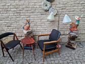 Vintažinis mid century ąžuolinis fotelis - nuotraukos Nr. 27