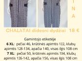 Medvilniniai Chalatai, užsegami po 18 € - nuotraukos Nr. 7