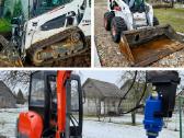 Vikšrinis Bobcat / Mini Ekskavator su operatoriumi